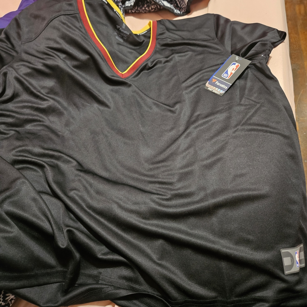 Fanatics Black and Red Women's Jersey